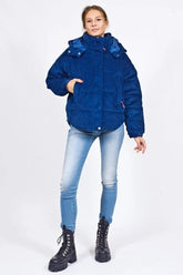 LEE PUFFER JACKET DAMSKA KURTKA PUCHOWA WASHED BLUE L56VMGLR 112113107